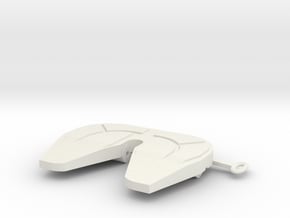 Sattelplatte  in White Natural Versatile Plastic: 1:32