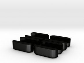Multi-slide Holder Tray Clamps in Matte Black Steel