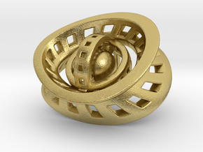 RingX in Natural Brass: Small