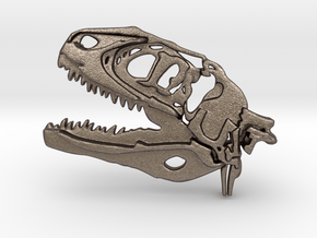 Metal Trex in Polished Bronzed Silver Steel: Small