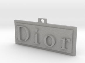 CHRISTIAN DIOR PENDANT in Aluminum