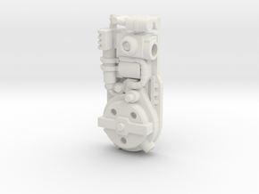 RGB-Style "Sparkbuster" Proton Pack (5mm) in White Natural Versatile Plastic: Medium