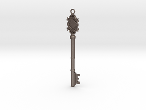Resident Evil 3 Remake Safety Deposit Room Key in Polished Bronzed-Silver Steel
