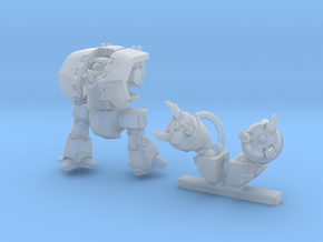 Behemoth Mechsuit in Smooth Fine Detail Plastic: Small