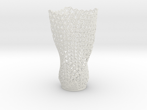 Alhambra Vase in White Natural Versatile Plastic