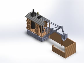 COALING STATION in Tan Fine Detail Plastic