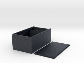 Durable Sliding Lid Deckbox for M:TG, Pokemon, TCG in Black PA12