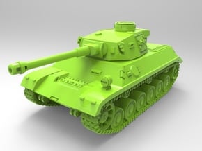 1/285 Panzer 3-4 in Smooth Fine Detail Plastic