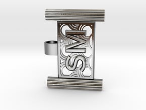 SM Pillar Pendant in Polished Silver