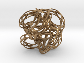 Intwined in Natural Brass