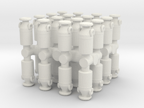 Steel Milk Churn (x32) 1/100 in White Natural Versatile Plastic