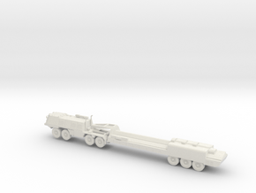 1/100 Scale MGM-134 Hard Mobile Launcher in White Natural Versatile Plastic