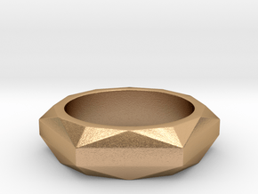 Hexagon to Dodecagon Ring in Natural Bronze: 5 / 49