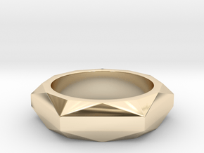 Hexagon to Dodecagon Ring in 14K Yellow Gold: 5 / 49