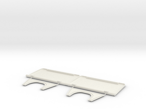Rear Seats for AS350 Marvelcraft M1:6,7 in White Natural Versatile Plastic