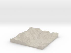 Model of Area archeologica del Monte San Martino in Natural Sandstone