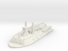 1/600 USS Mound City in White Natural Versatile Plastic