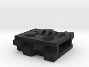 14mm Baseboard Join C7p in Black Premium Versatile Plastic
