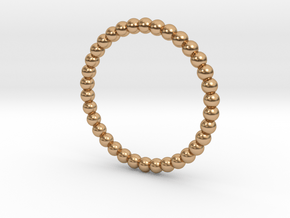 Sweet Bead ring in Polished Bronze: 6.25 / 52.125
