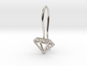 Diamond earring in Platinum