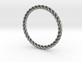 Twist Ring in Polished Silver: 7.25 / 54.625