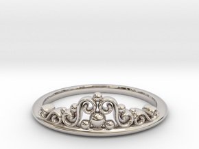 Tiara Ring in Platinum: 6 / 51.5