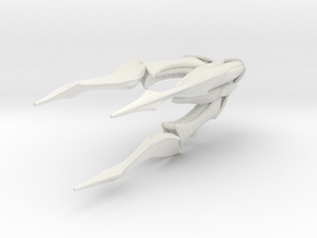 Xindi Insectoid 'Crab' Ship 1/4800 Attack Wing in White Natural Versatile Plastic