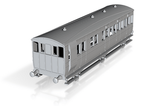 o-152fs-lyr-6-wheel-d10-brake-3rd-coach in Tan Fine Detail Plastic