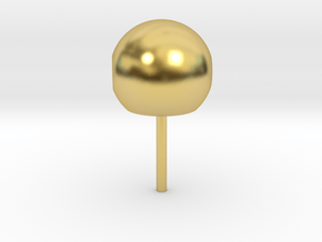 pearl pendant ball in Polished Brass