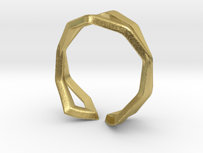 HIDDEN HEART Sharp, ring US size 4.5  in Natural Brass: 4.5 / 47.75