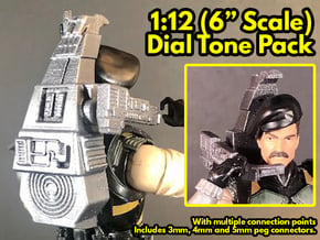 Dial-Tone Pack, 1:12 Scale in White Natural Versatile Plastic