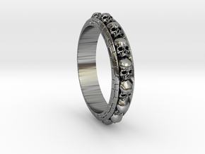 Skull_Ring_of_Death_21mm in Antique Silver