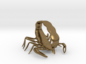 Scorpion Strike Pose in Natural Bronze