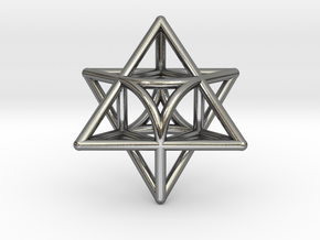 Star Pendant #3 in Polished Silver