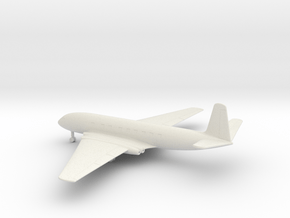 de Havilland DH.106 Comet 1 in White Natural Versatile Plastic: 6mm
