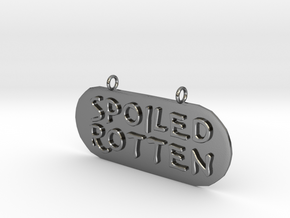 Spoiledpend-MM-02 in Polished Silver