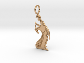 Winter Dragon in Polished Bronze