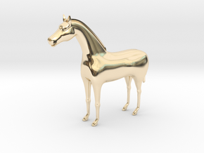 horse in 14K Yellow Gold