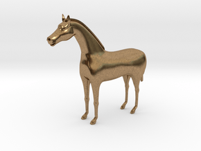 horse in Natural Brass