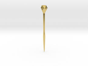 Pin From Yapham in Polished Brass