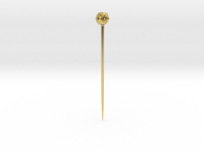 Pin from Langley with Hardley in Polished Brass