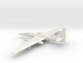Lockheed U-2 Dragon Lady in White Natural Versatile Plastic: 1:144