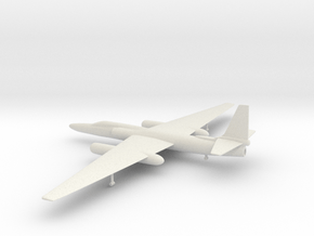 Lockheed U-2 Dragon Lady in White Natural Versatile Plastic: 1:160 - N