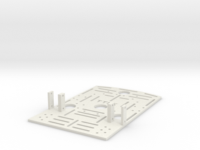 Arduino base plate in White Natural Versatile Plastic