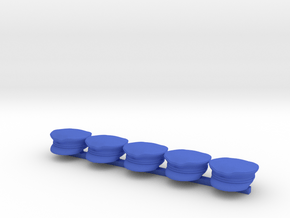 5 x Waaf peaked hat  in Blue Processed Versatile Plastic