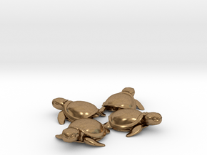 TMNT Little Turtles (4 pieces bundle) in Natural Brass