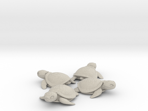 TMNT Little Turtles (4 pieces bundle) in Natural Sandstone
