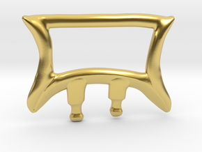 Bajuwaren Buckle from The Reisberg in Polished Brass