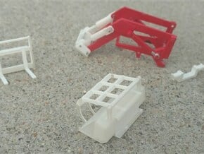 1/64 Scale Red Loader Accessory Kit in Smooth Fine Detail Plastic