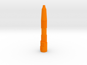 Starcom - Starbase Command - Laser Cannon 1 in Orange Processed Versatile Plastic